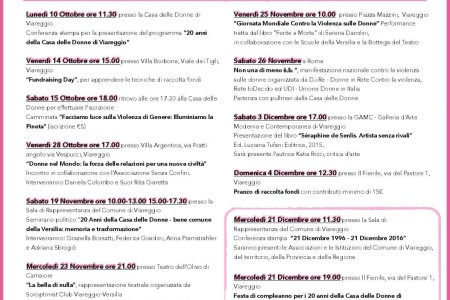 Gli eventi in programma da ottobre a dicembre : Vivere Libere. Gli eventi in programma da ottobre a dicembre : Vivere Libere.